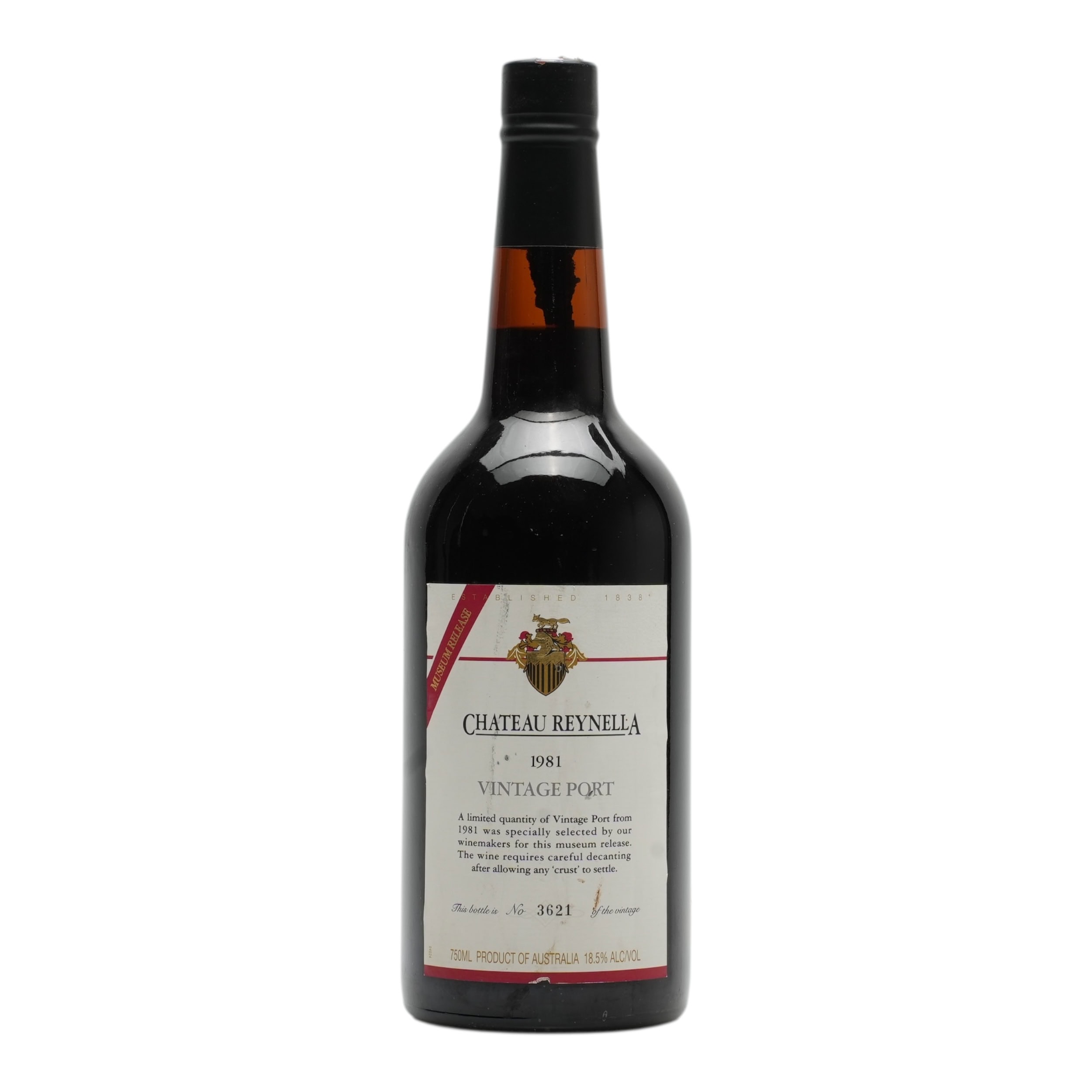飲料・酒 1997 Chateau Reynella Vintage Port